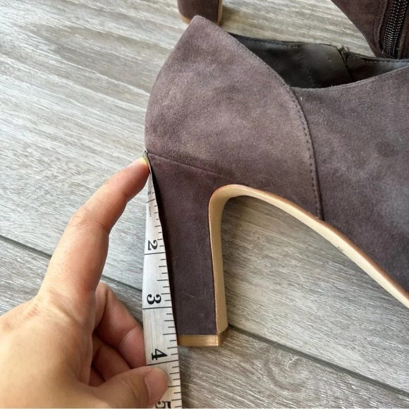 Cole Haan  Pointed Toe Chocolate Colour Suede Ankle Boots - Picture 13 of 13